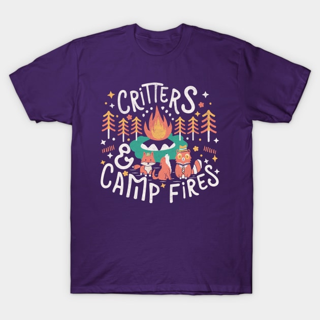 Critters and Campfires T-Shirt by Tees For UR DAY